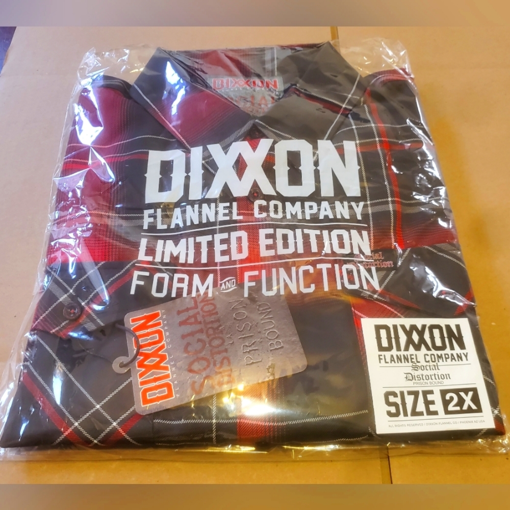 Dixxon Social Distortion Prison Bound Flannel